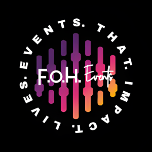 For over two decades, F.O.H. Events has been a trusted partner in delivering turn-key production and event management services for events of all scales. From concerts and corporate meetings to trade shows and non-profit fundraisers, we have the experience to make your event shine.