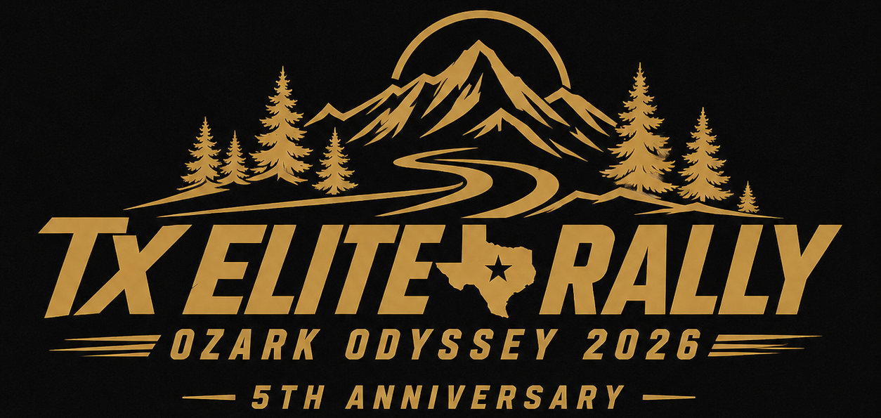 TX Elite Rally — 5th Anniversary Ozarks Odyssey